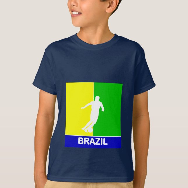 Brasilienfußball Jugend-T - Shirt 2010 (Vorderseite)