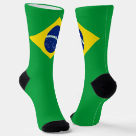 Brasiliens Flaggenpatriotischer brasilianischer Na Socken
