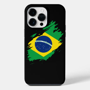 Brasiliens Ripped Flag National Pride Sports iPhone 14 Pro Max Hülle