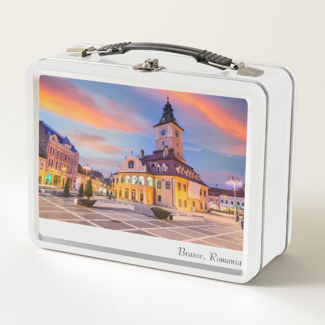 Brasov Rumänien Metall Brotdose (Vorderseite)