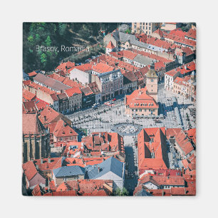 Brasov, Rumänien, Stadtbild Magnet