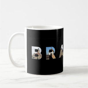 Brasov Stadt romania Sehenswürdigkeit in Namenssym Kaffeetasse