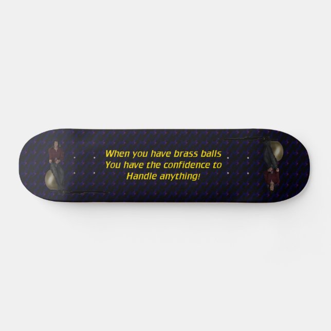 Brass Balls Skateboard (Horizontal)
