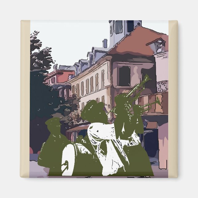 Brass Band im Napoleon-Haus Magnet (Vorne)