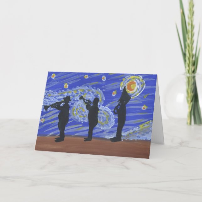 Brass Band Karte (Vorderseite)