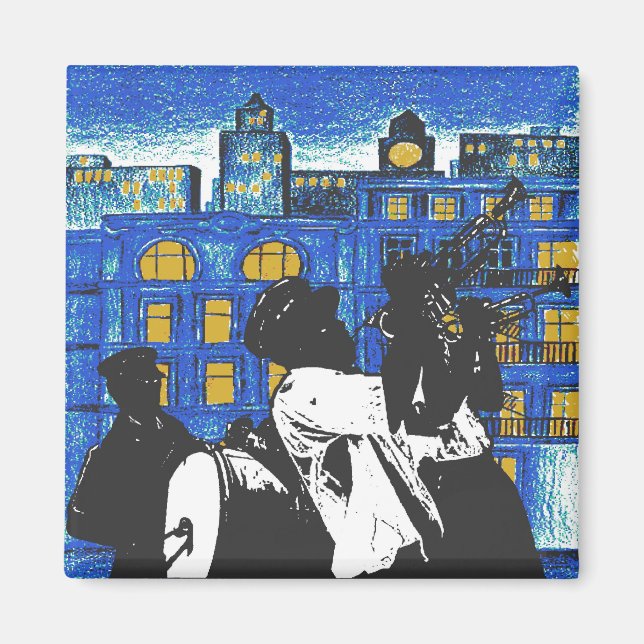 Brass Band, New Orleans Magnet (Vorne)