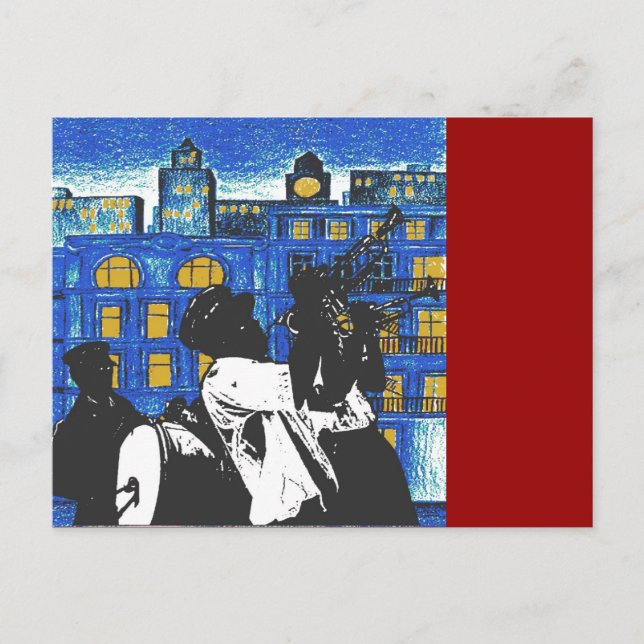 Brass Band, New Orleans Postkarte (Vorderseite)