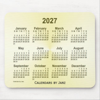 Brass Calendar 2027 von Janz Mouse Pad Mousepad