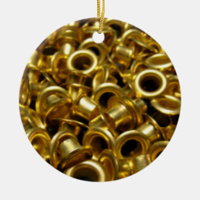 Brass Grommets Tree Ornament (Vorne)