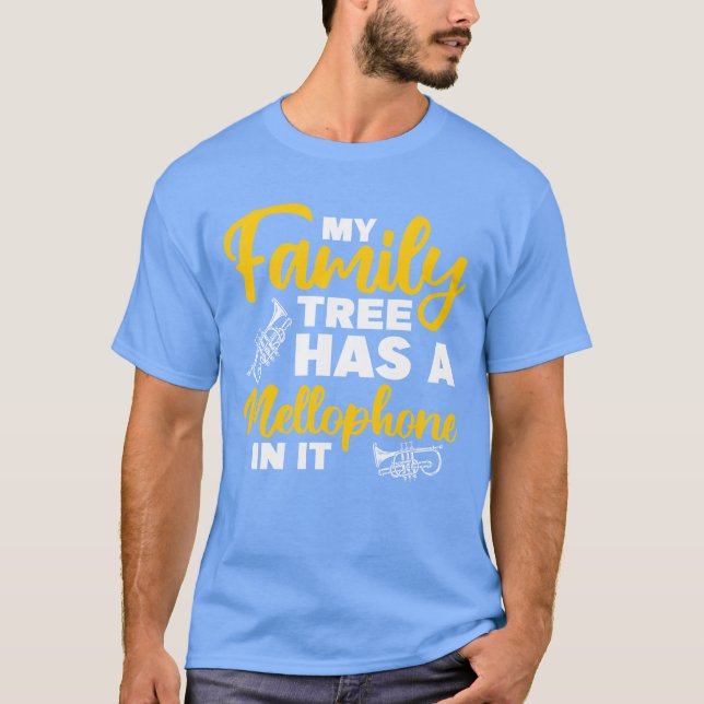Brass Instrument Mellophonist Marching Band family T-Shirt (Vorderseite)