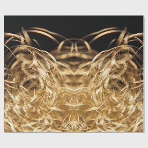 Brass Swarf Wrapping Paper Geschenkpapier