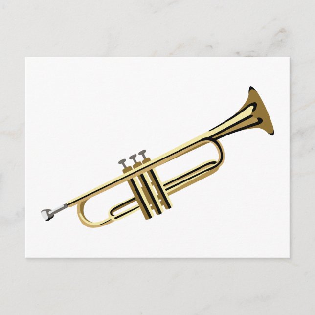 Brass Trumpet Postkarte (Vorderseite)