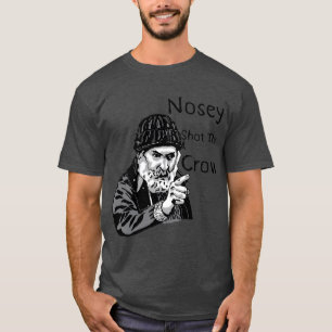 Brassic Farmer Jim Rant NOSEY SHOTHE CROW Komödie T-Shirt
