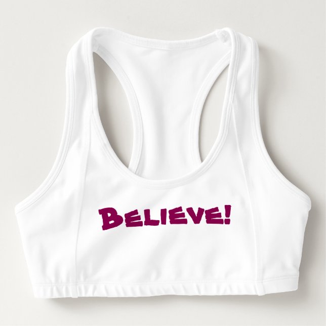 Brassière Croyez !  Soutien-gorge de sports (Devant)