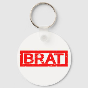 Brat-Briefmarke Schlüsselanhänger