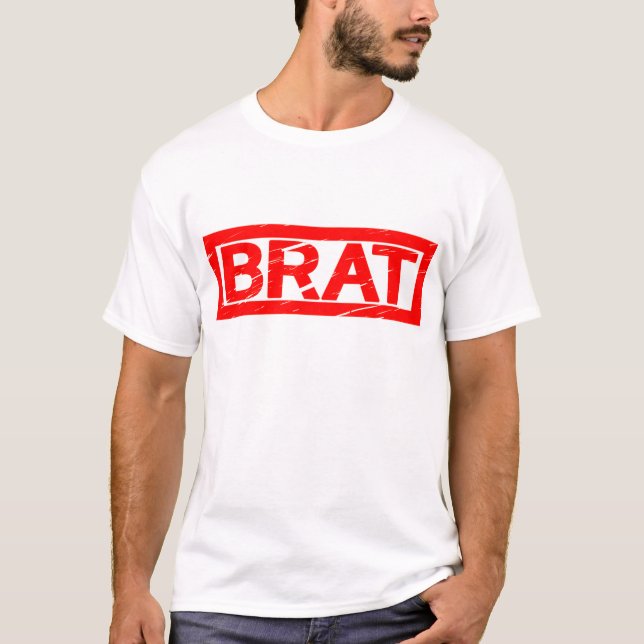 Brat-Briefmarke T-Shirt (Vorderseite)