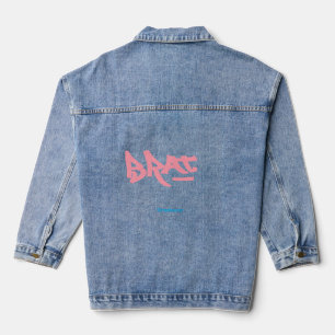 Brat logo jeansjacke