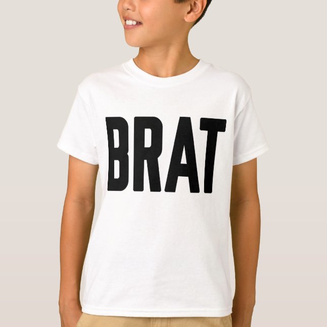 BRAT SWEATSHIRT DESIGN T-Shirt (Vorderseite)
