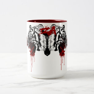 Bratenfetblut Zweifarbige Tasse