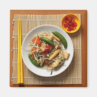 Bratgemüse mit Schüttelfrost in China rühren Magnet