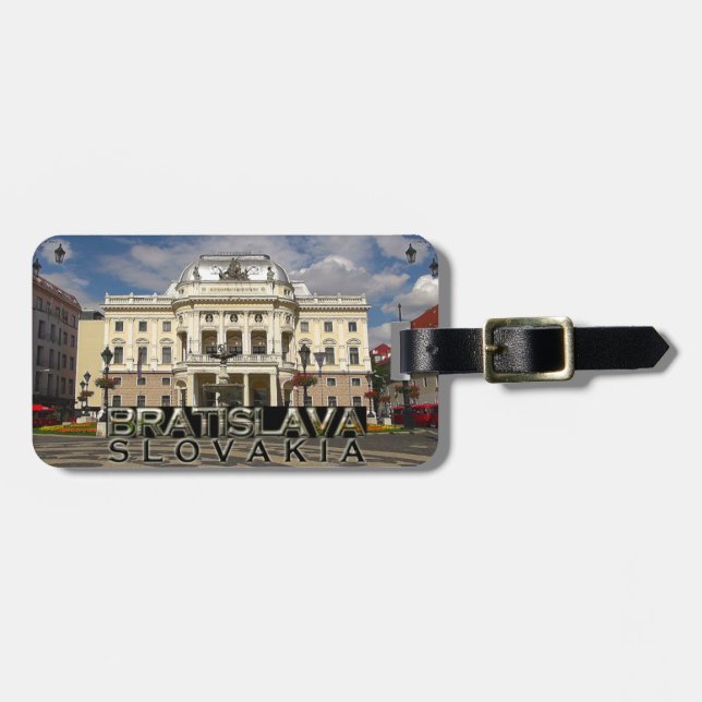 Bratislava Gepäckanhänger (Vorderseite horizontal)