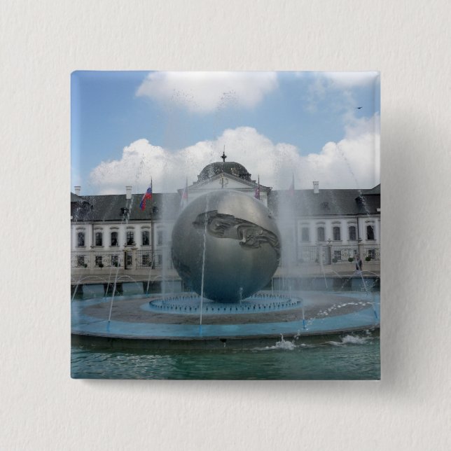 Bratislava grassalkovich button (Vorderseite)