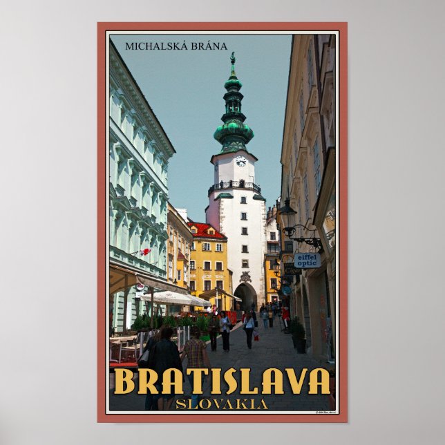 Bratislava - Michael Tower Poster (Vorne)