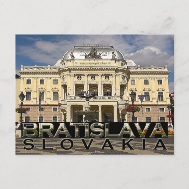 Bratislava Postkarte (Vorderseite)