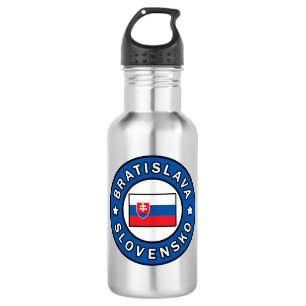 Bratislava Slowakei Edelstahlflasche