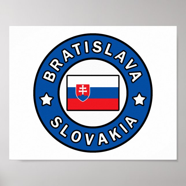 Bratislava Slowakei Poster (Vorne)
