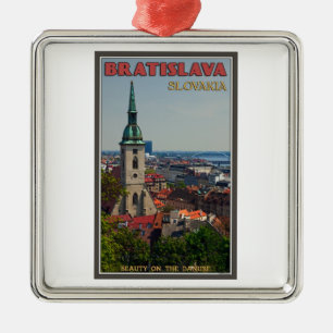 Bratislava-Stadtbild Ornament Aus Metall