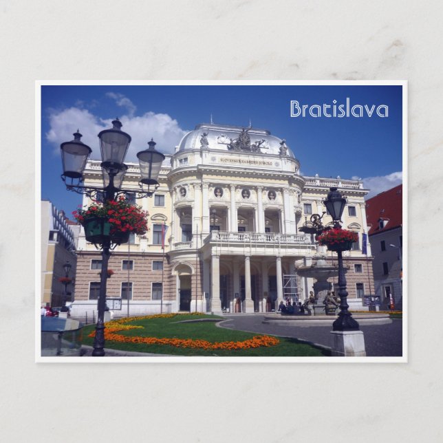 Bratislava-Theater Postkarte (Vorderseite)