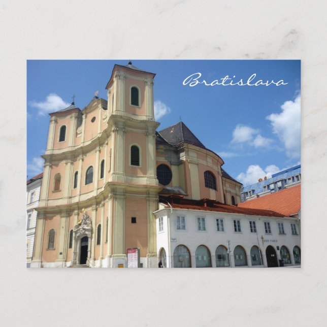 bratislava trinitarian postkarte (Vorderseite)