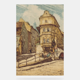 Bratislava von Richard Lux Jahrhundert Farbige Rad Acrylschild