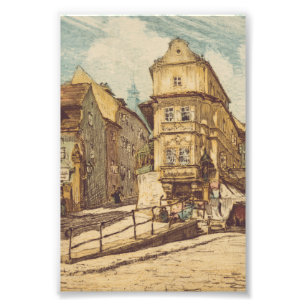 Bratislava von Richard Lux Jahrhundert Farbige Rad Fotodruck