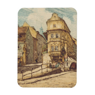 Bratislava von Richard Lux Jahrhundert Farbige Rad Magnet