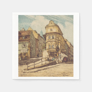 Bratislava von Richard Lux Jahrhundert Farbige Rad Serviette