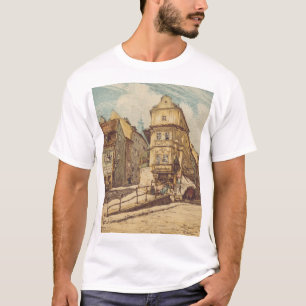 Bratislava von Richard Lux Jahrhundert Farbradieru T-Shirt