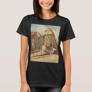 Bratislava von Richard Lux Jahrhundert Farbradieru T-Shirt