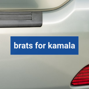 Bratsche für Kamala lustige minimalistische Text w Autoaufkleber