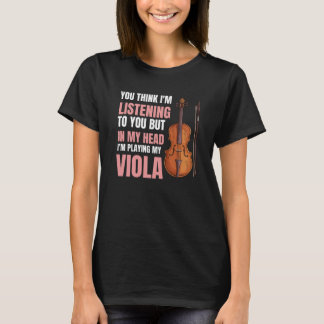 Bratscher-Geschenk für Bratschisten Orchester Musi T-Shirt