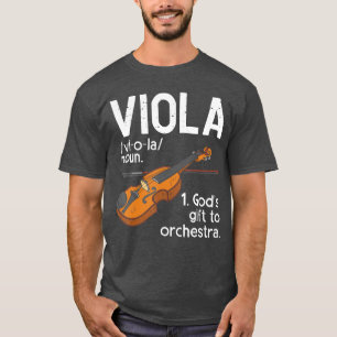 Bratscher Orchester Band Bratschist Jazz Musik Lie T-Shirt