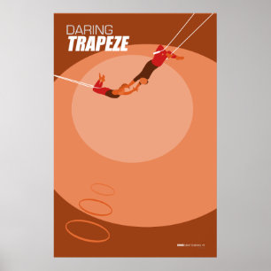 Brattleboro Circus Poster Series - Trapeze