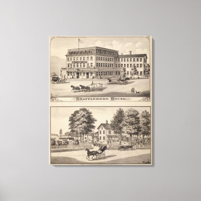 Brattleboro House Leinwanddruck (Vorderseite)