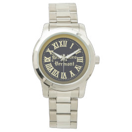 Brattleboro Main Street Watch (dunkel) Armbanduhr