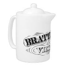Brattleboro und Vicinity Tee Pot