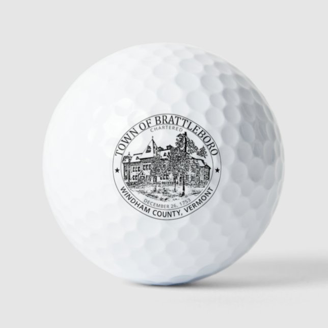 BRATTLEBORO VERMONT GOLFBALL (Vorderseite)
