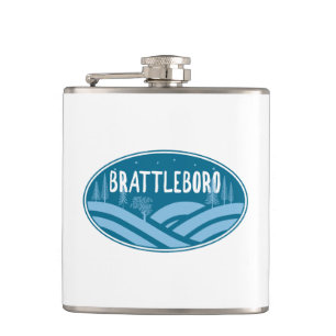 Brattleboro Vermont im Freien Flachmann