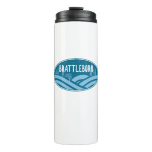 Brattleboro Vermont im Freien Thermosbecher