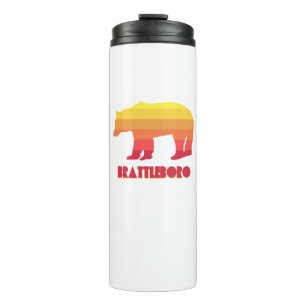 Brattleboro Vermont Rainbow Bear Thermosbecher